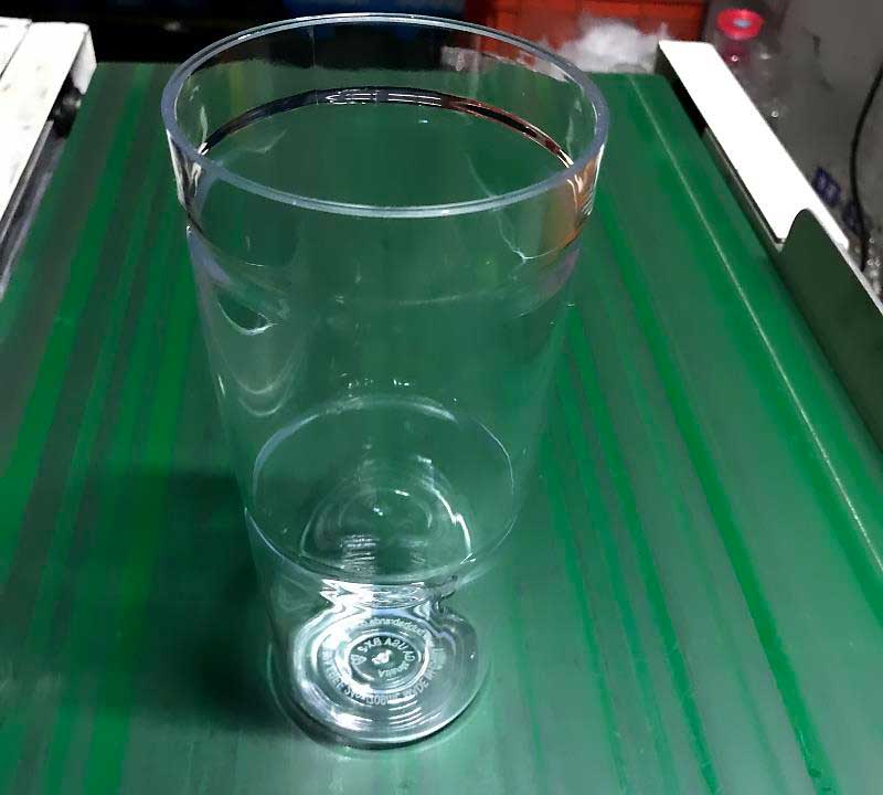 PCTG Glasses produced by ChenHsong EM320-SVP/2 Injection Molding Machine